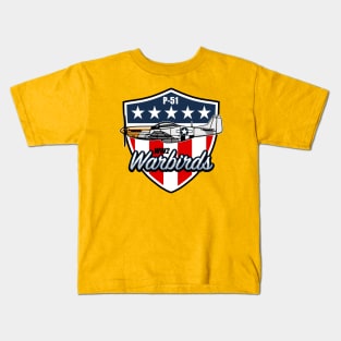 P-51 Mustang WW2 Warbirds Kids T-Shirt